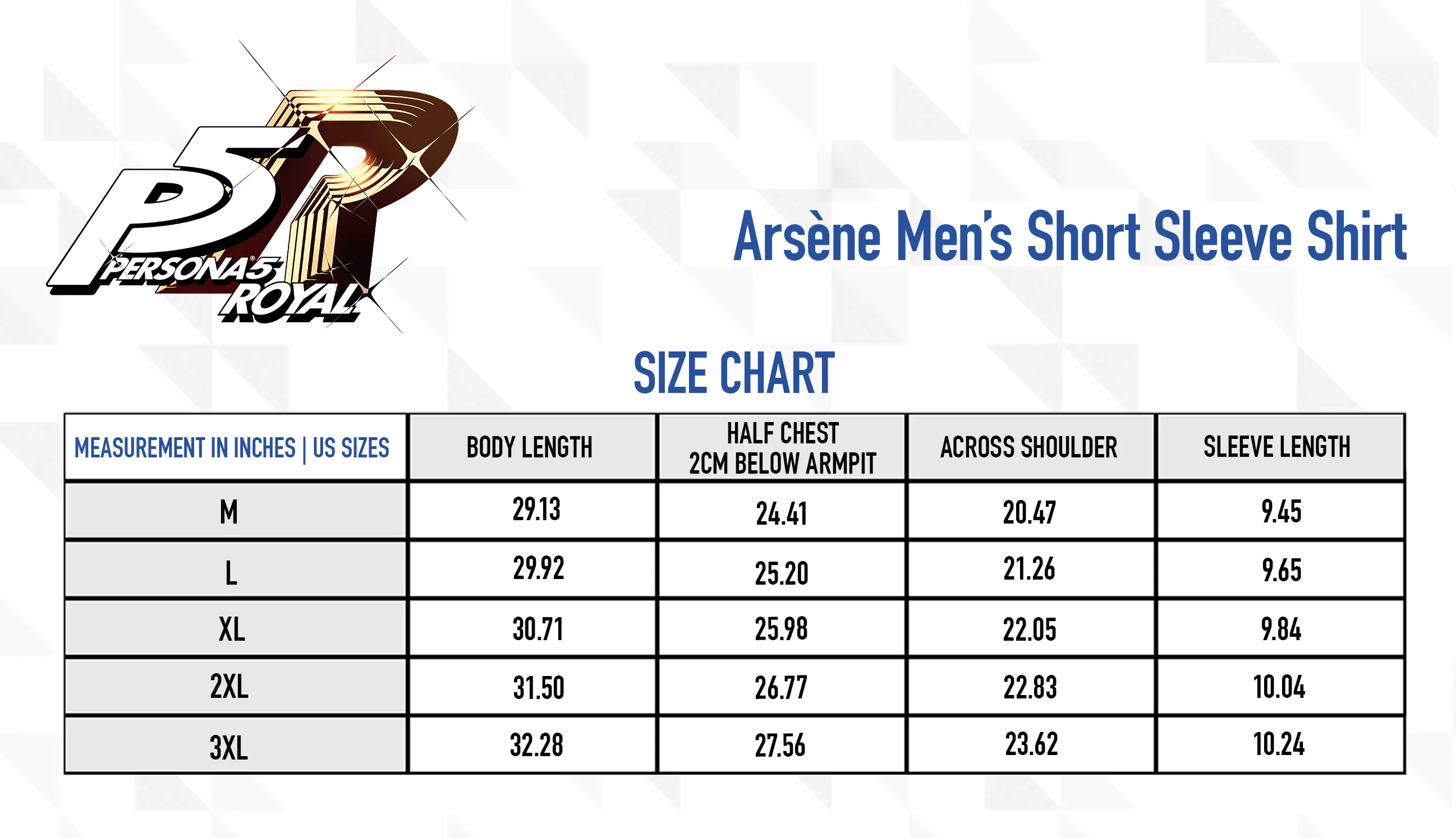Persona 5 Royal: Arsène Short Sleeve Shirt - Image 3
