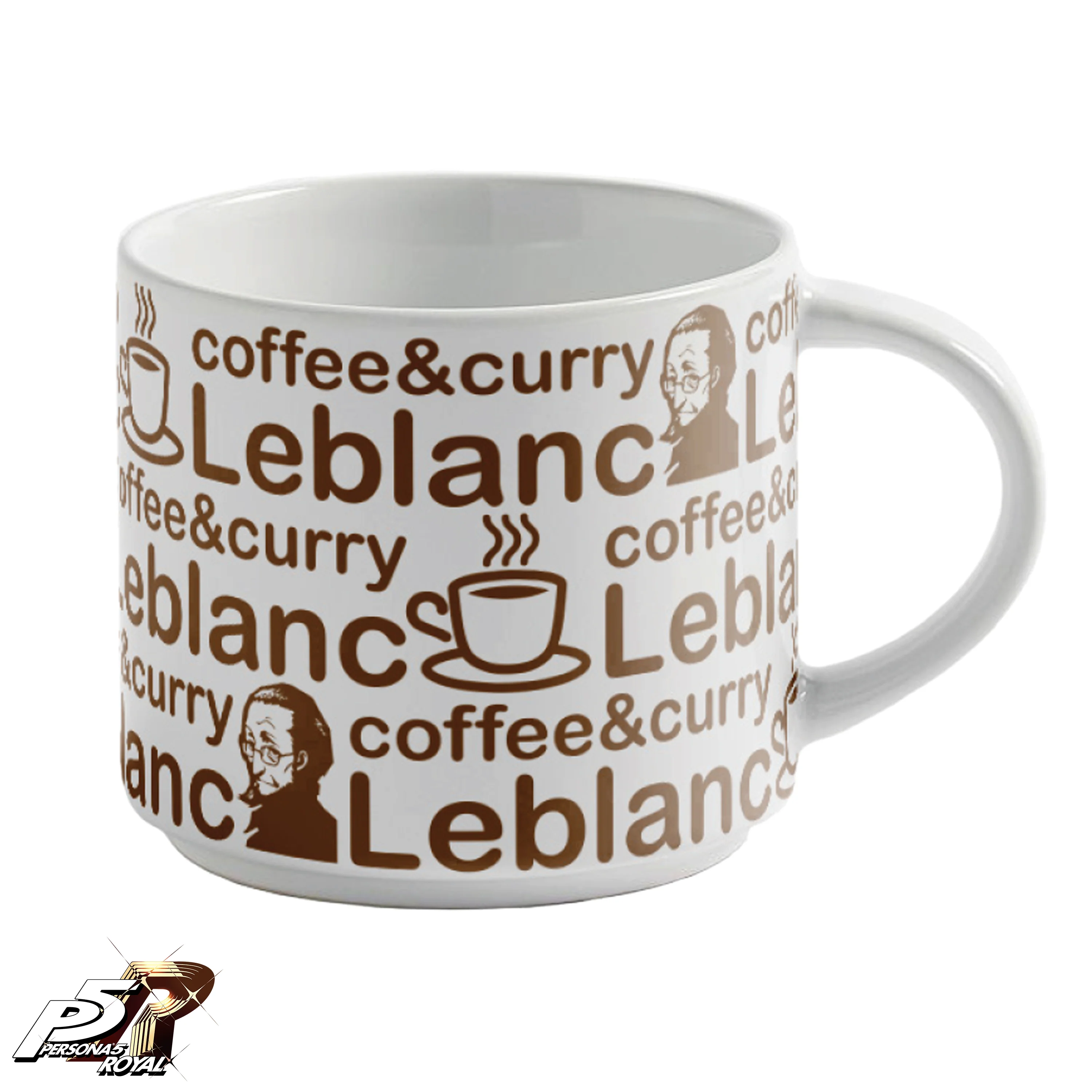 Persona 5 Royal: Coffee & Curry Leblanc Tableware Set – Monogram Pattern - Image 2